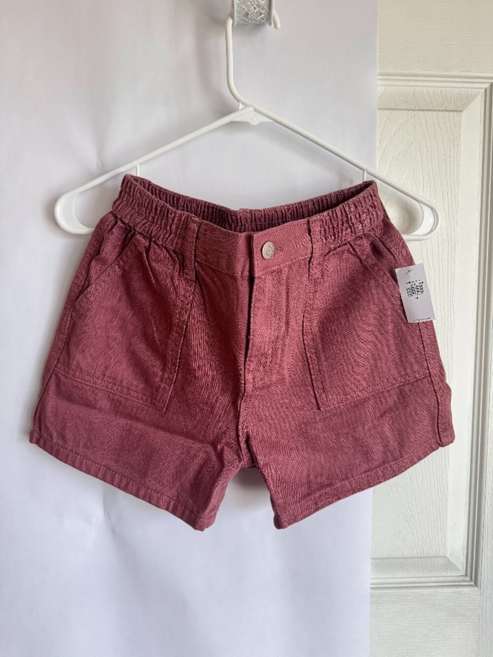 NWT Girl's Summer Shorts Rose size 16 Elastic Waist